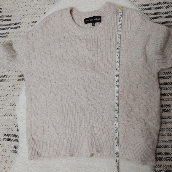 KENDALL + Kylie Boxy Cable Knit Sweater S - Picture 10 of 10